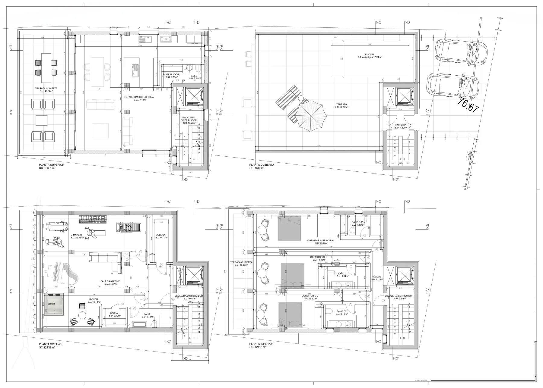 casas mallorca real estate plot with project puerto de soller floor plan (1)